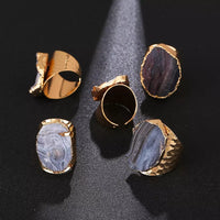 Raw Druzy Ring