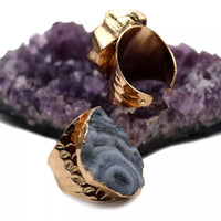 Raw Druzy Ring