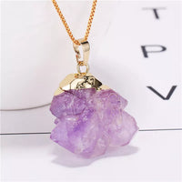 Amethyst Charm Necklace
