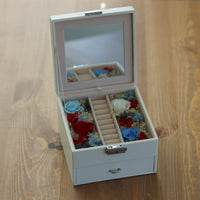 Leleyat Fleur Jewelry Box White jewelry box Leleyat Fleur