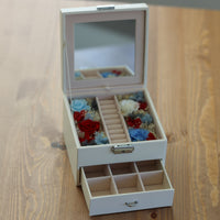 Leleyat Fleur Jewelry Box White jewelry box Leleyat Fleur
