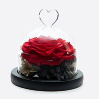 Leleyat Fleur Preserved Rose in Glass Globe with LED Lights Night Lights & Ambient Lighting Leleyat Fleur