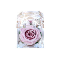Leleyat Fleur Sweet Pink Rose Proposal Box Artificial Flora Leleyat Fleur