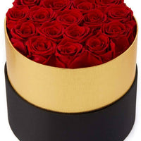 Leleyat Flower Box - 19 Red Forever Roses that Last a Year - Roses in a Box For Every Occasion Leleyat Fleur