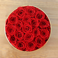 Leleyat Flower Box - 19 Red Forever Roses that Last a Year - Roses in a Box For Every Occasion Leleyat Fleur