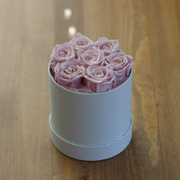 Leleyat Flower Box - 7 Sweet Pink Forever Roses that Last a Year - Roses in a Box For Every Occasion Leleyat Fleur