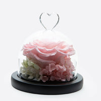 Leleyat Fleur Preserved Rose in Glass Globe with LED Lights Night Lights & Ambient Lighting Leleyat Fleur 