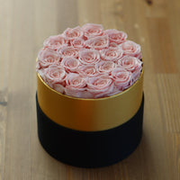 Leleyat Flower Box - 19 Pink Forever Roses that Last a Year - Roses in a Box For Every Occasion Leleyat Fleur 